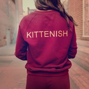 Kittenish Jet setter burgundy logo set
